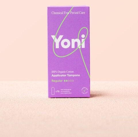 Yoni Tampons mit Applikator - 100 % Bio-Baumwolle