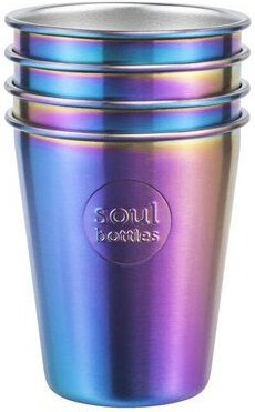 soulbottles Plastikfreier Trinkbecher aus Edelstahl • soulcups steel Utopia • 0,3 l und 0,4 l