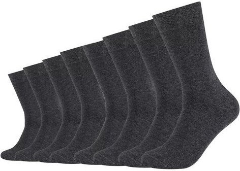 camano 8 Paar Premium Socken ohne Gummidruck Biobaumwolle
