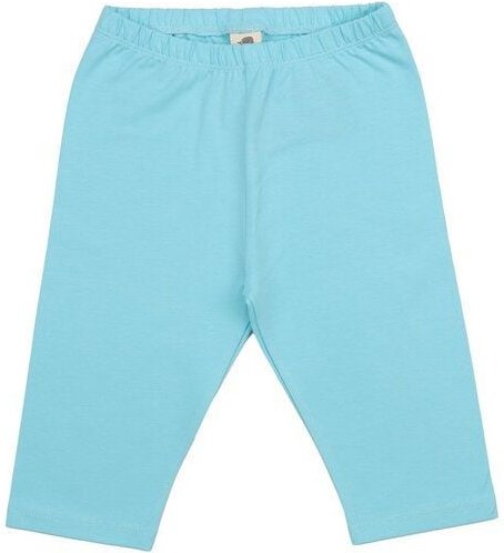 Kinder 3/4-Leggings – Hellblau, elastischer Bund, weich & bequem | von Walkiddy