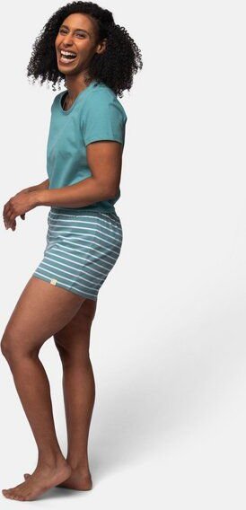 greenjama Damen Shorts Ringel, GOTS-zertifiziert