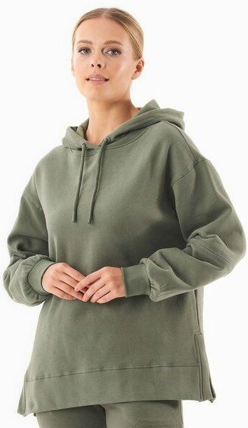 ORGANICATION Sweathoodie aus Bio-Baumwolle mit Ballonärmeln