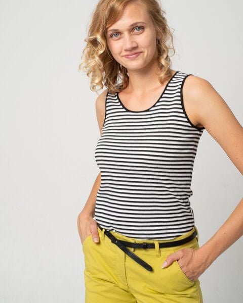 Alma & Lovis Ringel-Top aus Bio-Baumwolle | Breton Top