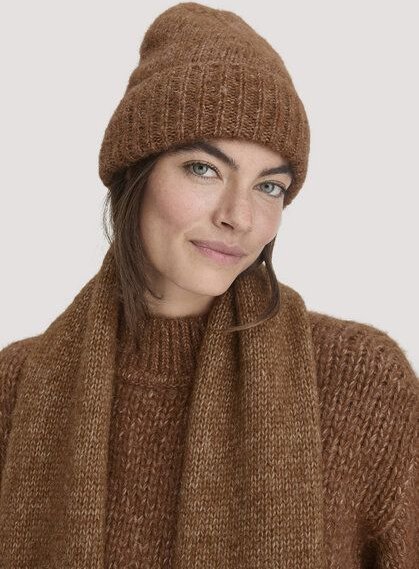 hessnatur Mütze aus Alpaka mit Bio-Pima-Baumwolle