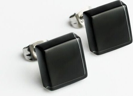 ALEXASCHA Minimalistische Ohrstecker, klein, aus Glas | PUREFORM