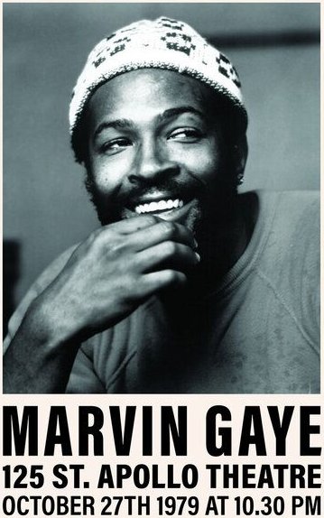 Photocircle Poster / Leinwandbild - Marvin Gaye at the Apollo Theatre