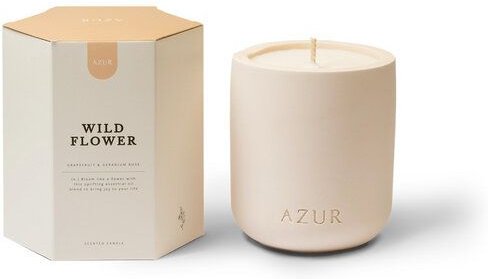 Azur Natural Bodycare Wild Flower Duftkerze | Natürliche Sojawachskerze