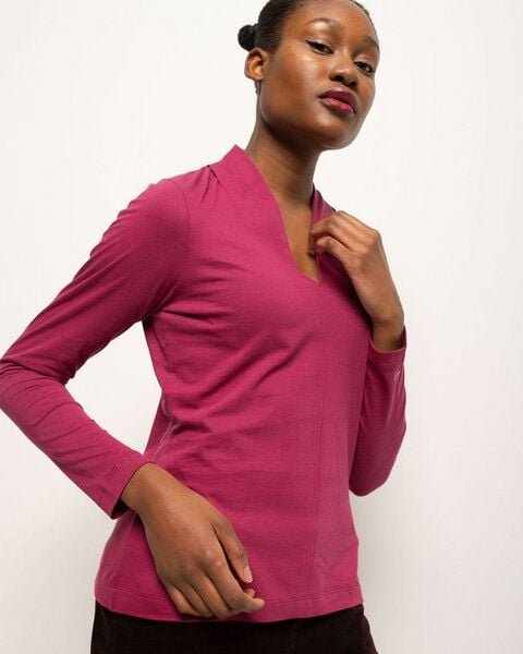 Alma & Lovis Langarmshirt aus 100% Bio-Baumwolle | Kelch Shirt