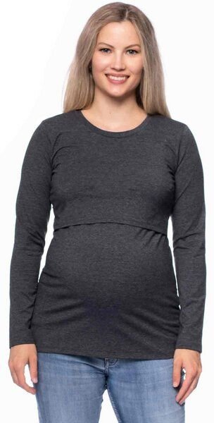 Milchshake 103 BASIC Umstands- und Stillshirt langarm aus Bio-Baumwolle