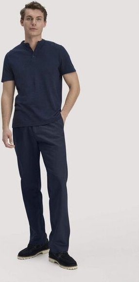 hessnatur Hose ENEA Regular aus Bio-Baumwolle mit Leinen