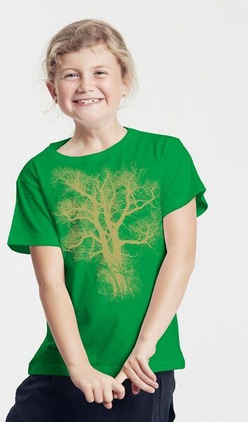 Peaces.bio - handbedruckte Biomode Bio-Kinder T-Shirt Chestnut