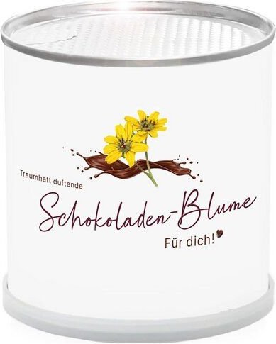 MacFlowers Pflanze in der Dose leichtes Anzuchtset mit Schokoladenblume Für Dich!