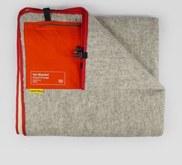 KOKOVOKO Outdoordecke VAN BLANKET Visual Orange