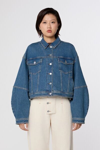 Damen Jacke ANNIK ICON Minimal Stretch DAWN Bio-Baumwolle