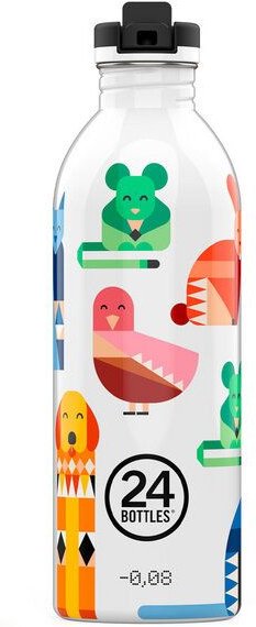 24bottles 0,5l Kids Edelstahl Trinkflasche mit Sportverschluss