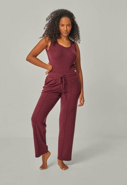 YOU LOOK PERFECT Merino Loungewear Set „Stricktop Blossom & Strickhose Elisa"