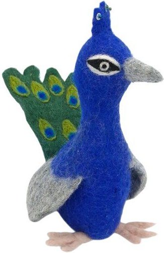 short'n'pietz Pfau als Filz Eierwärmer