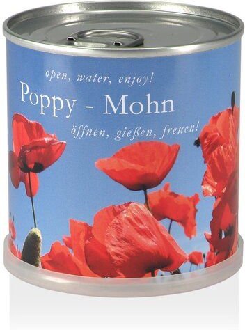 MacFlowers Pflanzen in der Dose - Mohn