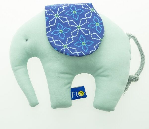 Flosinn Knistertier Baby Kleiner Elefant Bio-Greifling als Geburtsgeschenk