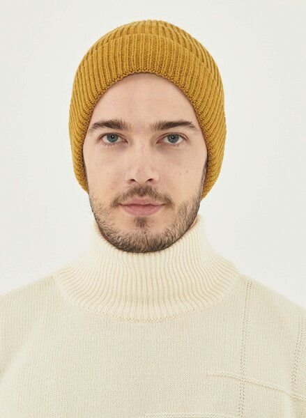 ORGANICATION Unisex Strick-Beanie aus Bio-Merinowolle und Bio-Baumwolle