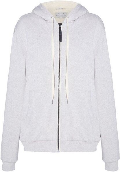 Will's Vegan Shop Kapuzenpulli mit Reißverschluss und Futter aus recyceltem veganem Shearling