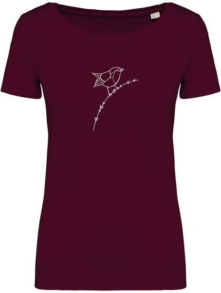 Brandless Basic Bio T-Shirt (ladies) Nr.4 Rotkehlchen 155g/m²