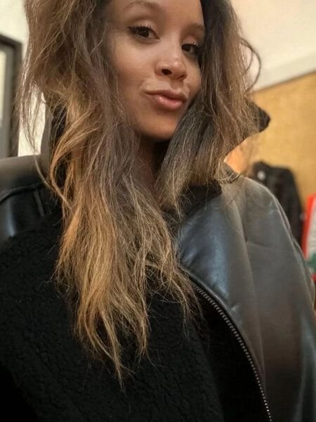 Will's Vegan Shop Übergroße Aviator-Jacke aus recyceltem veganem Shearling Damen