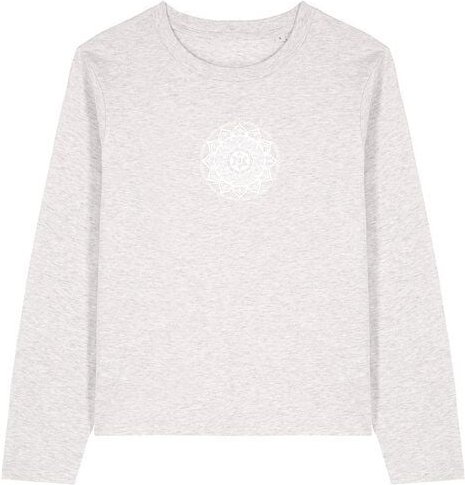 Brandless Basic Bio Damen Longsleeve Anahata Chakra 180 g/m² XS - XXL