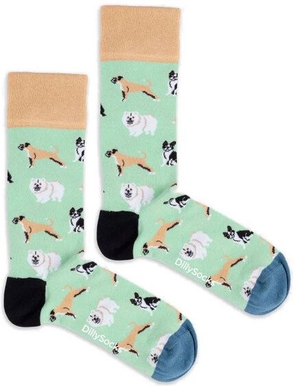 DillySocks Socken Dog Squad aus Biobaumwoll-Mix