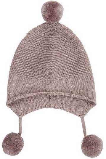 sense-organics Baby Strickmütze *MARCEL* Anthrazit oder Woodrose GOTS | Sense Organics