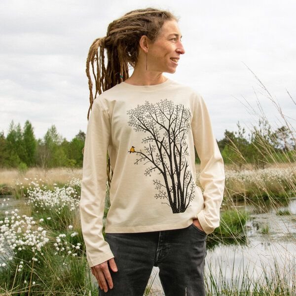 Cmig Erle mit Elster Langarmshirt