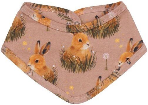 Baby Dreieckstuch Bio-Baumwolle GOTS Pretty Bunnies, saugfähiges Halstuch & Spucktuch, weiches Musselin-Feeling, ideal b...