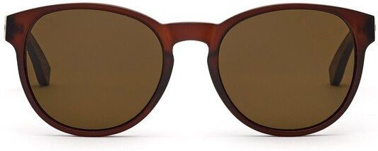 TAKE A SHOT Große Runde Sonnenbrille aus Holz für Damen