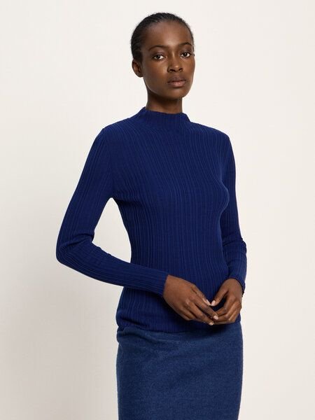 LANIUS Rippenpullover aus Bio-Baumwolle