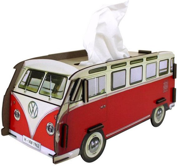 WERKHAUS Tissue-Box VW T1 - Rot