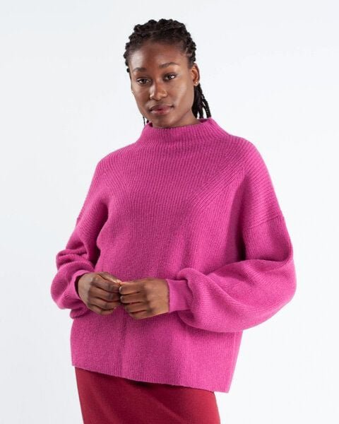 Alma & Lovis Oversize Pullover aus Babyalpaka | Alpaka Turtleneck Pullover