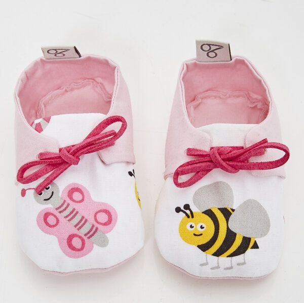 bobbé vegane Baby-Schuhe aus Bio-Baumwolle – Flying High