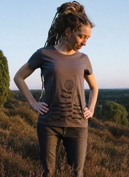 Cmig Damen T-shirt Waldblumen