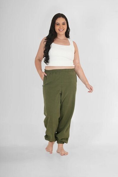 paigh Sweatpants Classic Olive Plus Size