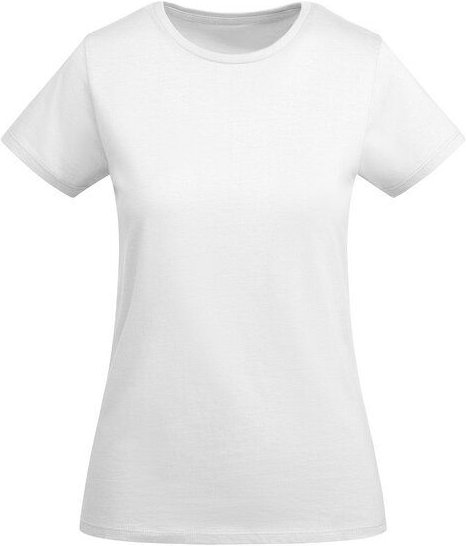 Roly Eco Damen T-Shirt Breda Rundhals enger geschnitten Körpernah Bodyfit