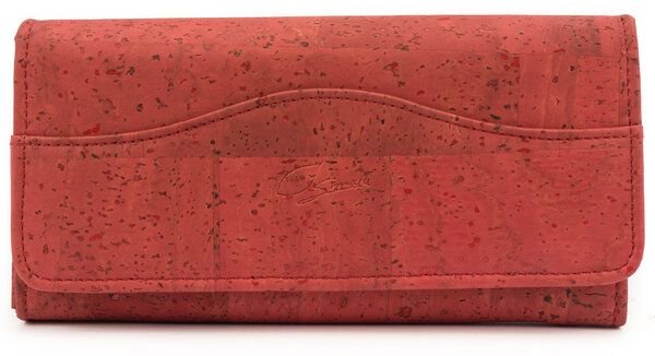 Simaru Damen Geldbörse aus Kork, veganes Portemonnaie,RFID-Schutz,Geldbeutel