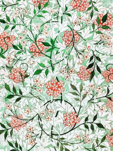 Photocircle Poster / Leinwandbild - 'William Morris: Jasmin'