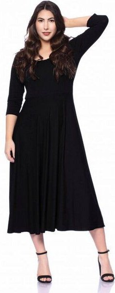 Ingoria AMANDA zeitloses Wendekleid in Midi Länge