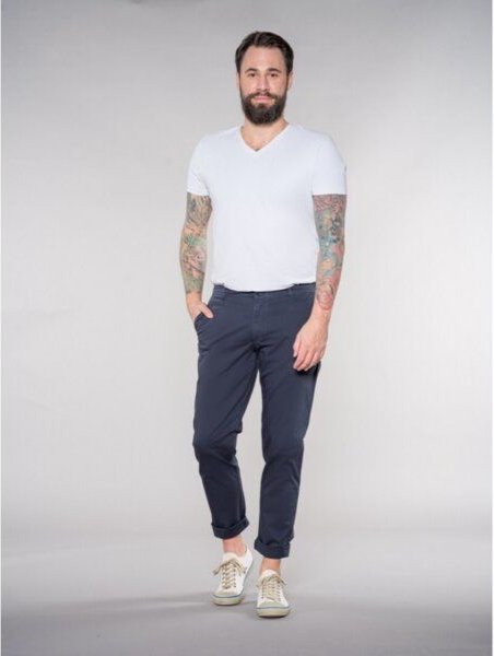 Feuervogl fv-Las:se | Chino | Soft Cotton | Slim Fit