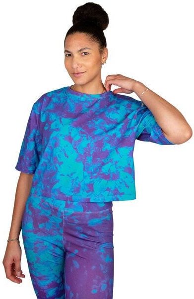 ÆVRIL Damen Crop Top // Avril Print // Bio-Baumwolle