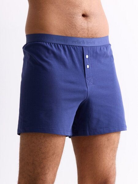 erlich textil Casual Cotton Boxers, weite Boxershorts aus Bio-Baumwolle, made in Europe
