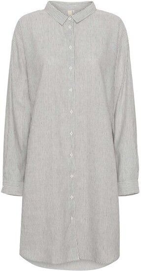 GROBUND Das Hemdkleid Netta - GOTS zertifiziert aus 60% leinen/40% Bio-Baumwolle