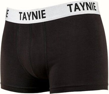 2er-Pack schwarz/schwarz - Retroshorts - Biozidfrei - Zertifiziert - TAYNIE HERREN BOXERSCHORTS
