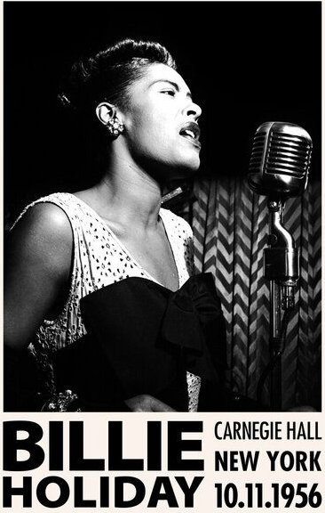 Photocircle Poster / Leinwandbild - Billie Holiday at Carnegie Hall