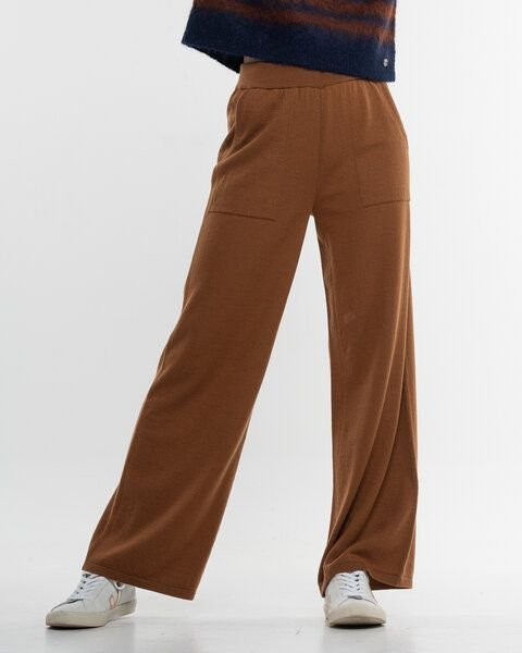 Alma & Lovis Legere Strickmarlene aus softem Bio-Baumwoll-/Woll-Mix | Cot-Wool Strickhose